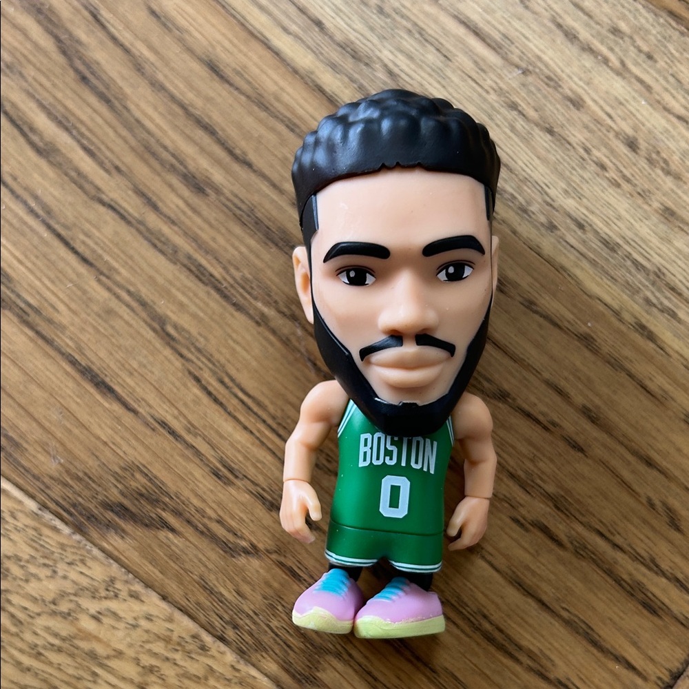NBA Collectible Action Figure Set with Blue, Green, White, Pink, Red Accents - Picture 5 of 6